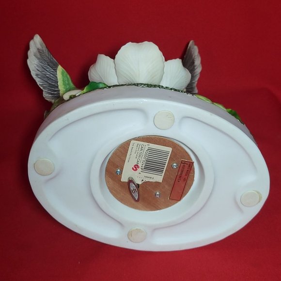 VTG Carlton Cards Hummingbird Music Box Sankyo Plays Beautiful Blue Danube - Picture 6 of 13